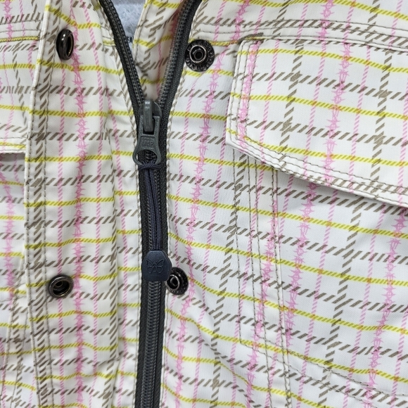 SNOWBOARD TURBINE Boardwear The Toxic State E408 Pink Plaid Girl's size large - Picture 9 of 12